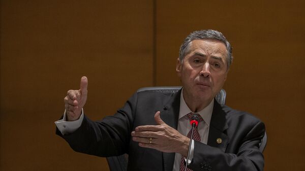 O ministro do STF Luís Roberto Barroso, 22 de abril de 2022 - Sputnik Brasil