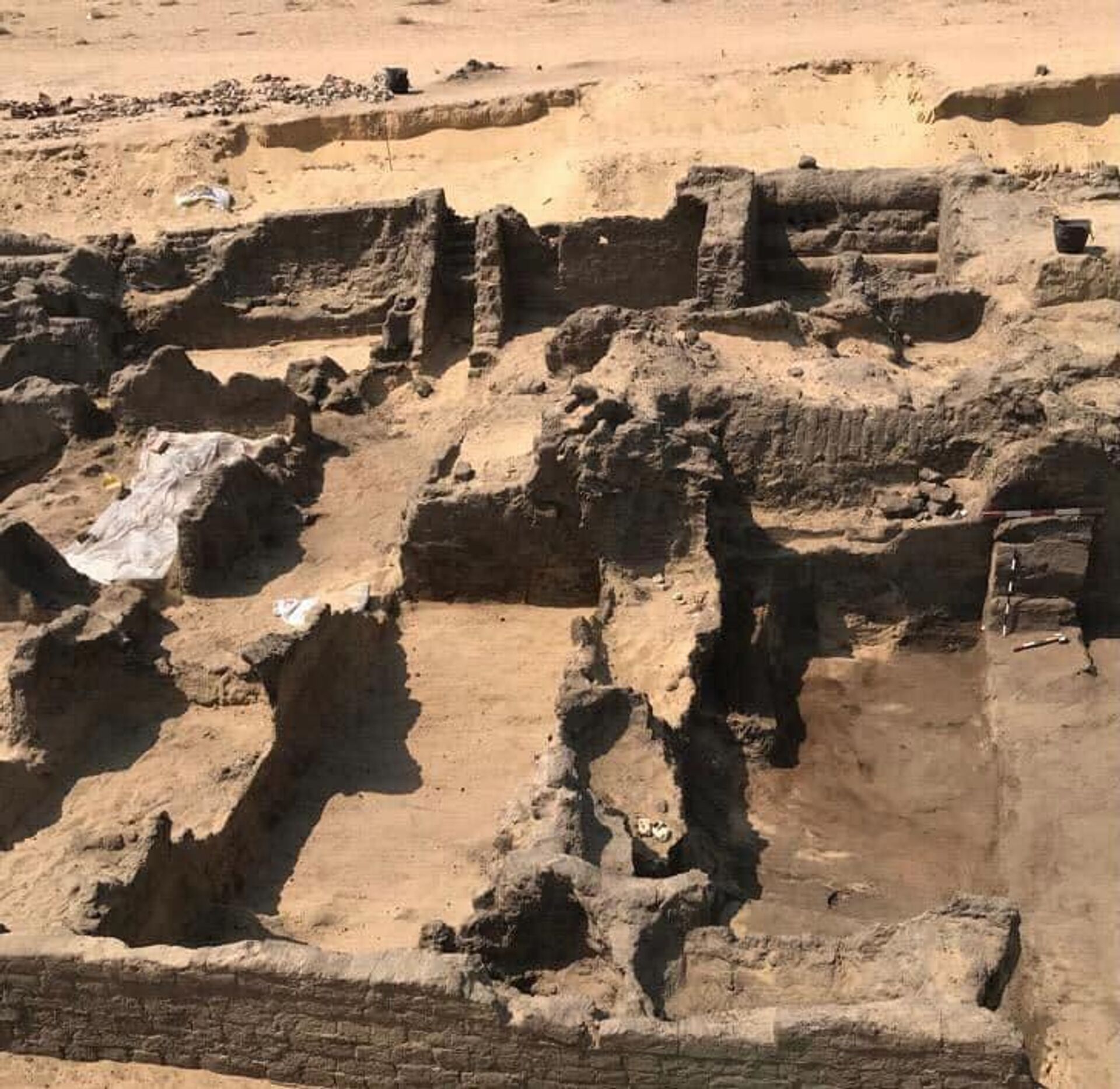 Escavações arqueológicas na necrópole de Qewaisna, no Egito
 - Sputnik Brasil, 1920, 26.11.2022