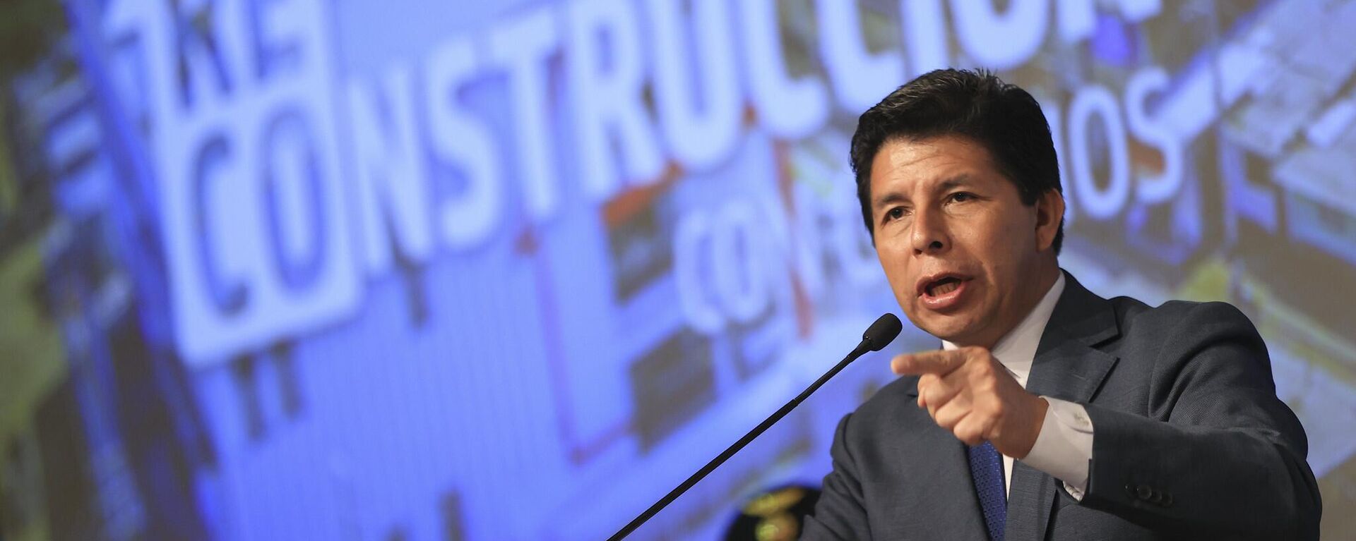 Pedro Castillo em um de seus últimos eventos públicos como presidente do Peru, em 6 de dezembro de 2022 - Sputnik Brasil, 1920, 12.12.2022