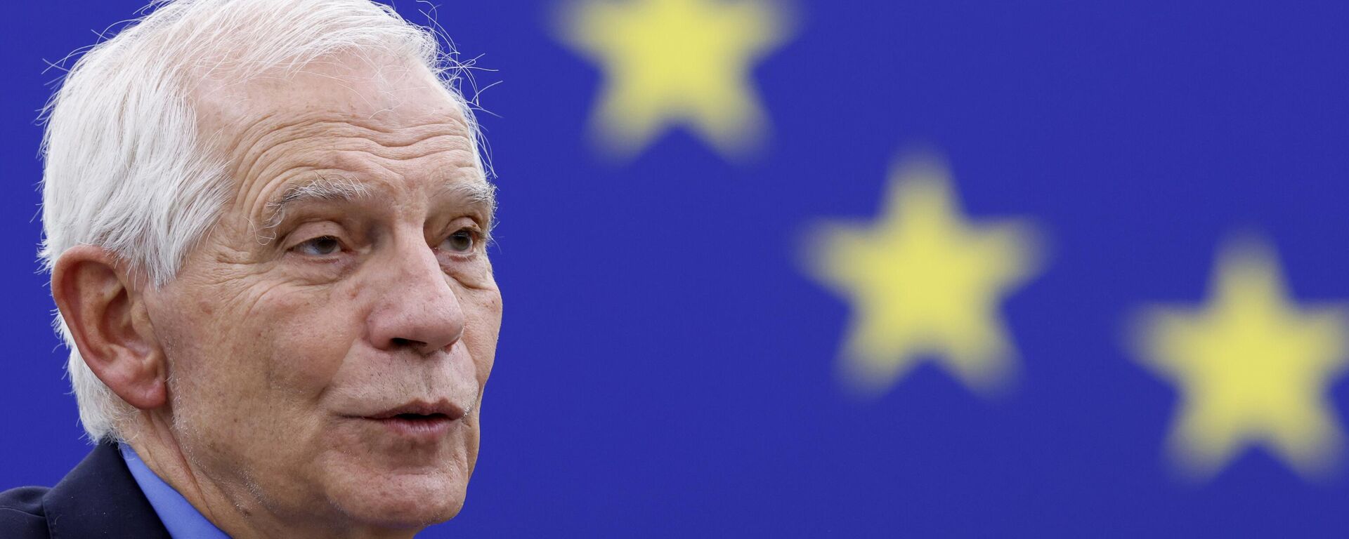 Josep Borrell faz discurso durante um debate sobre o conflito entre Rússia e Ucrânia, no Parlamento Europeu, na terça-feira, 22 de novembro de 2022 - Sputnik Brasil, 1920, 11.12.2022