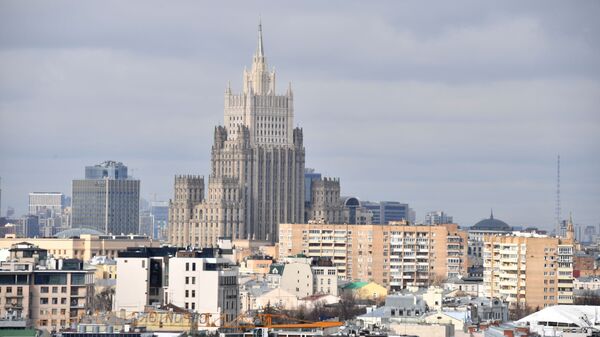 O edifício do Ministério das Relações Exteriores da Federação da Rússia em Moscou - Sputnik Brasil