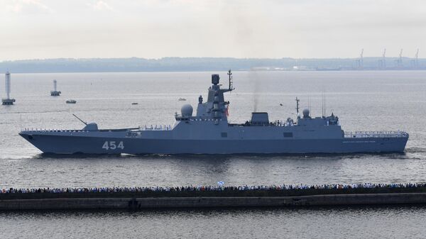 Nova fragata russa Admiral Gorshkov - Sputnik Brasil