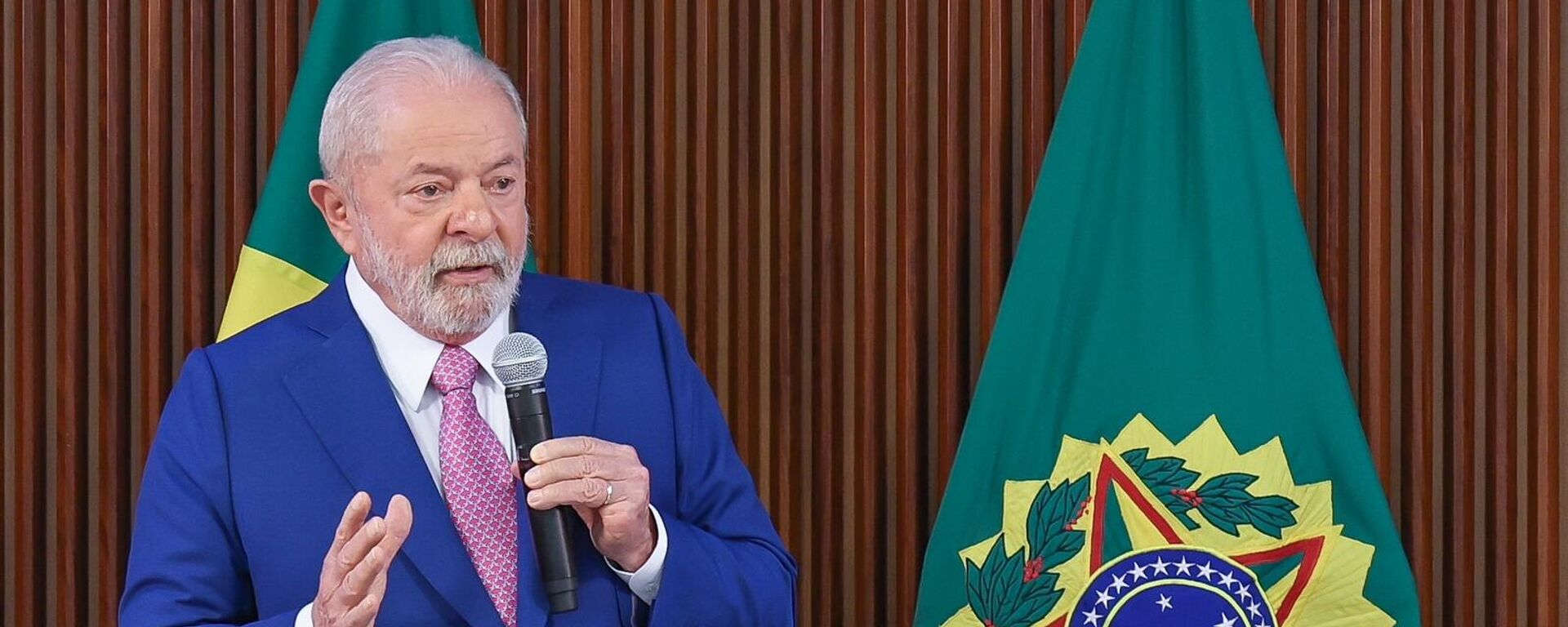 Luiz Inácio Lula da Silva (PT) discursa na primeira reunião ministerial de seu governo. Brasília (DF), 6 de janeiro de 2023 - Sputnik Brasil, 1920, 15.02.2023
