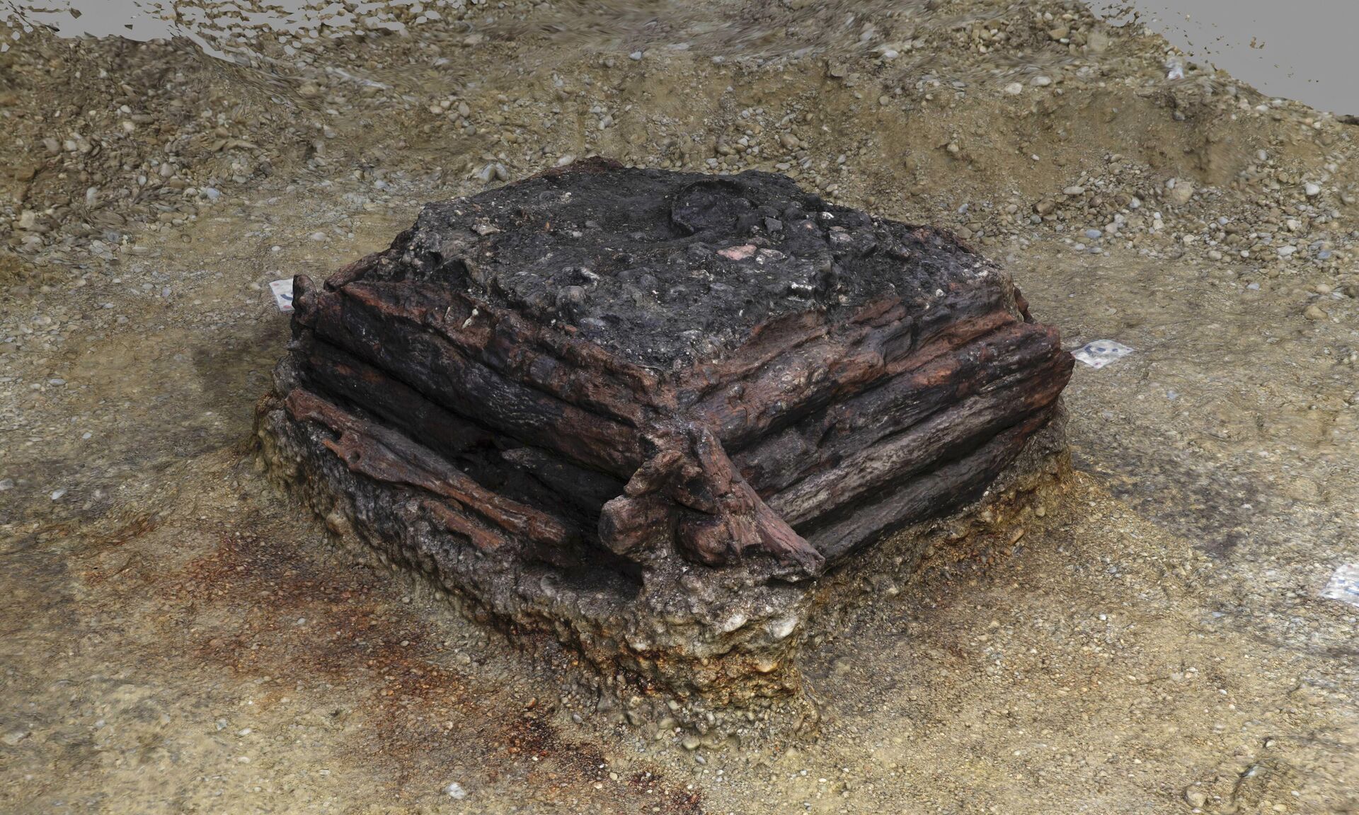Poço de madeira de 3.000 anos descoberto na Alemanha  
 - Sputnik Brasil, 1920, 08.01.2023