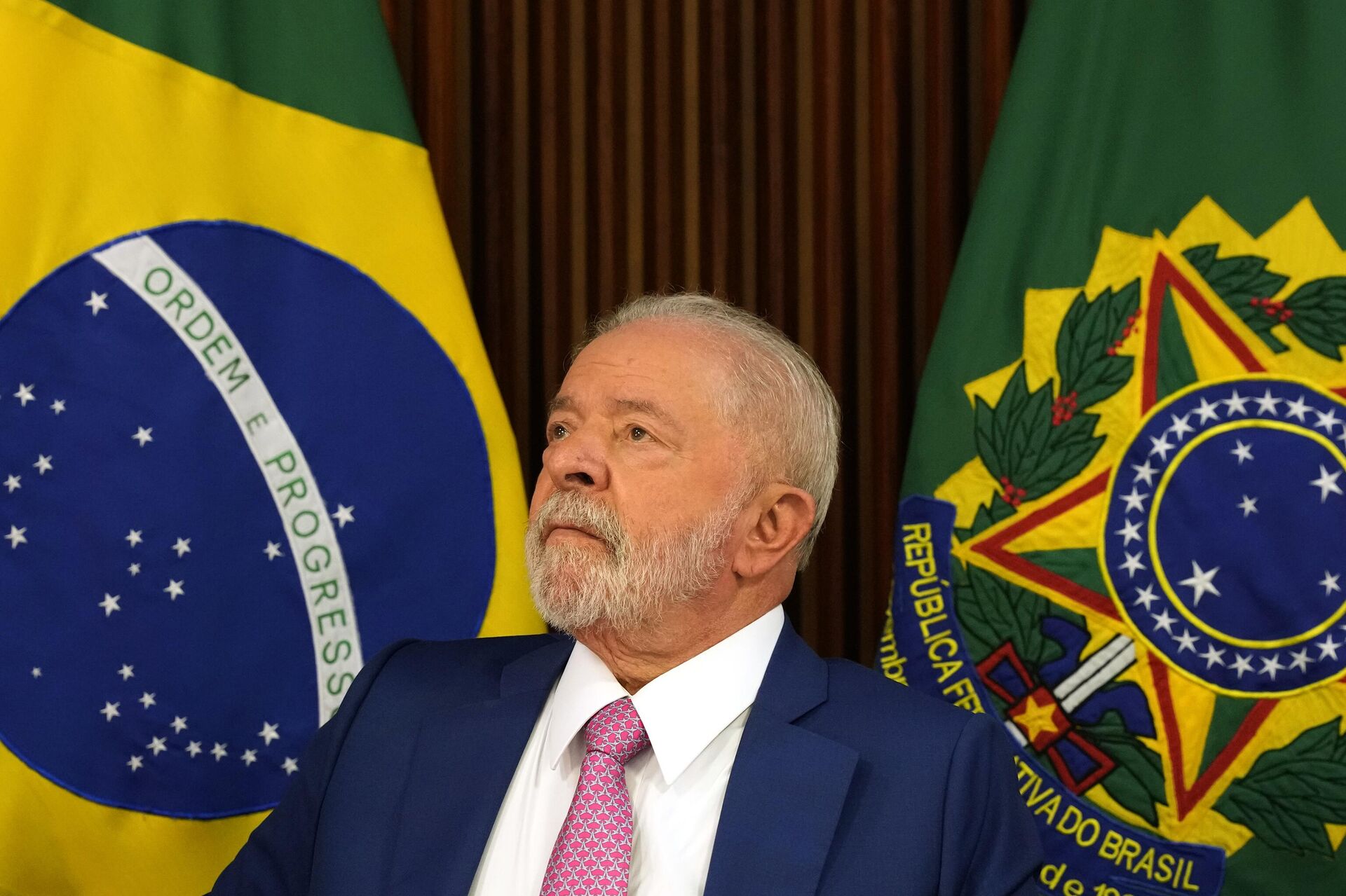 O presidente do Brasil, Luiz Inácio Lula da Silva, conduz a primeira reunião ministerial do novo mandato, no Palácio da Alvorada. Brasília (DF), Brasil, 6 de janeiro de 2023 - Sputnik Brasil, 1920, 16.01.2023