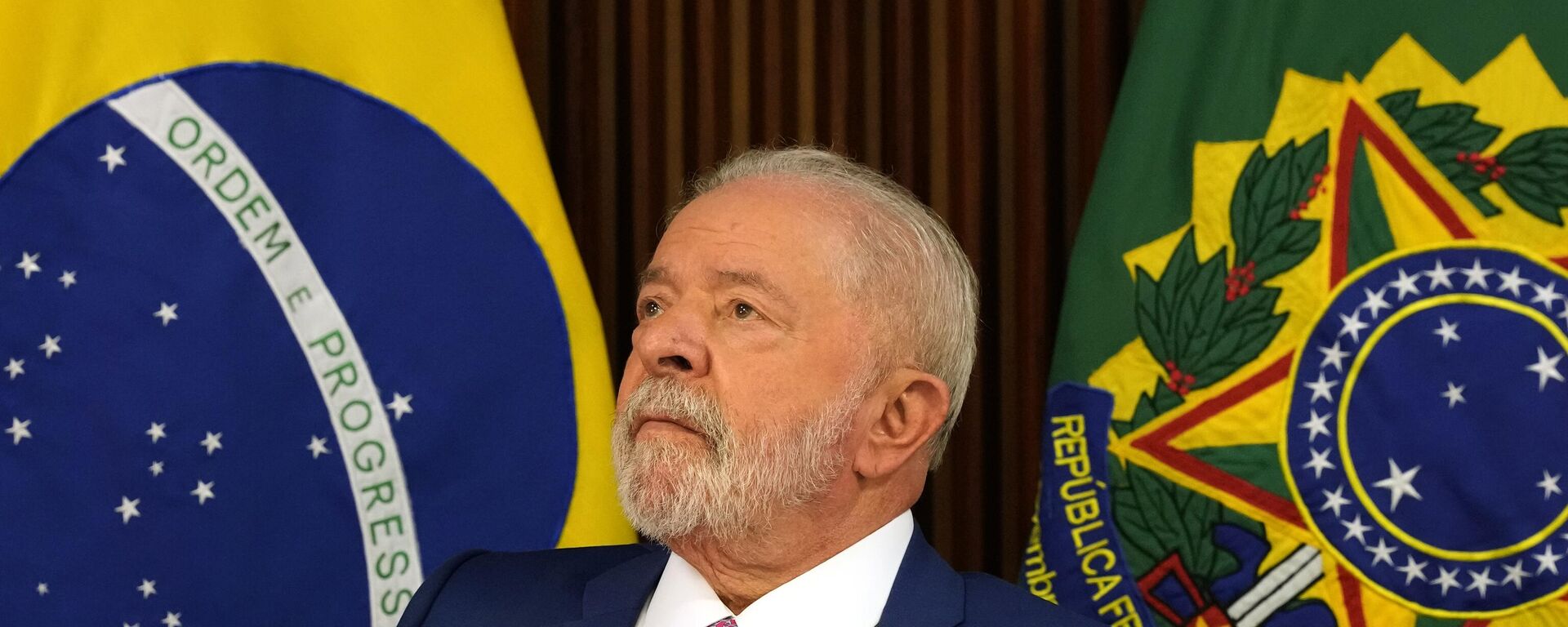 O presidente do Brasil, Luiz Inácio Lula da Silva, conduz a primeira reunião ministerial do novo mandato, no Palácio da Alvorada. Brasília, Brasil, 6 de janeiro de 2023 - Sputnik Brasil, 1920, 09.02.2023