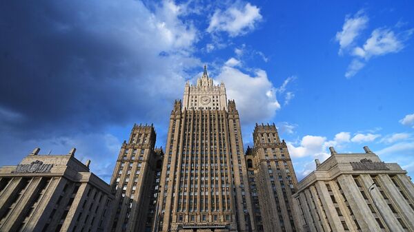 O edifício do Ministério das Relações Exteriores da Federação da Rússia em Moscou - Sputnik Brasil