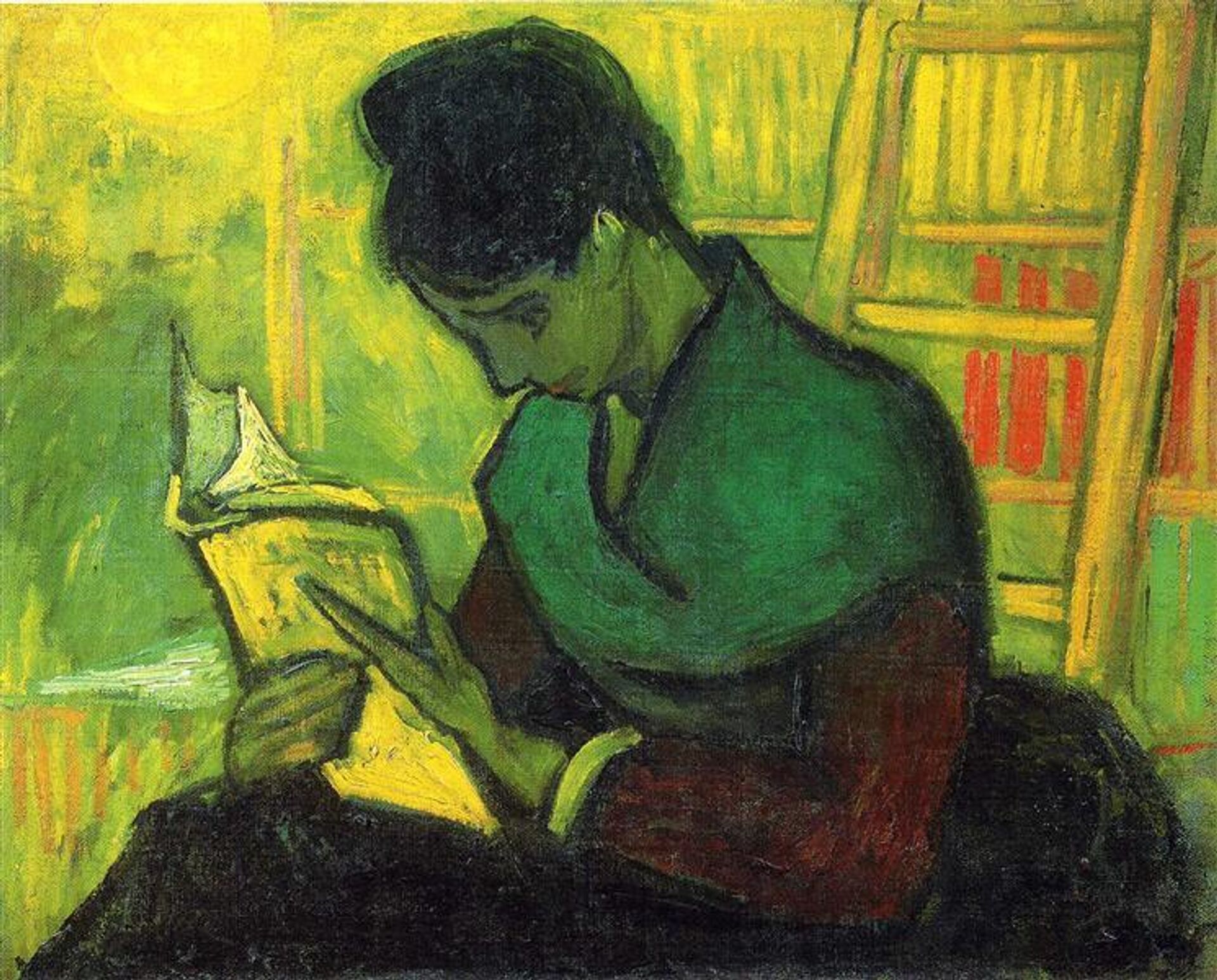 The Novel Reader, do pintor Vincent van Gogh. - Sputnik Brasil, 1920, 12.01.2023