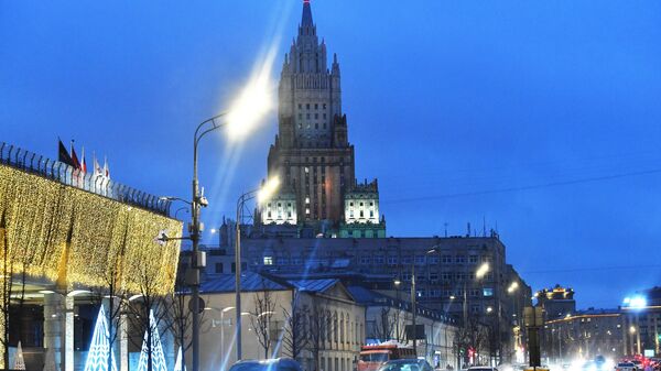 Prédio do Ministério das Relações Exteriores russo em Moscou, Rússia, foto publicada em 24 de dezembro de 2022 - Sputnik Brasil
