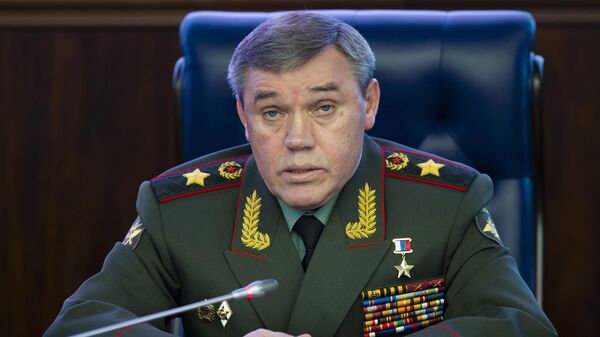 Valery Gerasimov em discurso na sede do Ministério da Defesa da Rússia. Moscou, Rússia, 5 de dezembro de 2018 - Sputnik Brasil