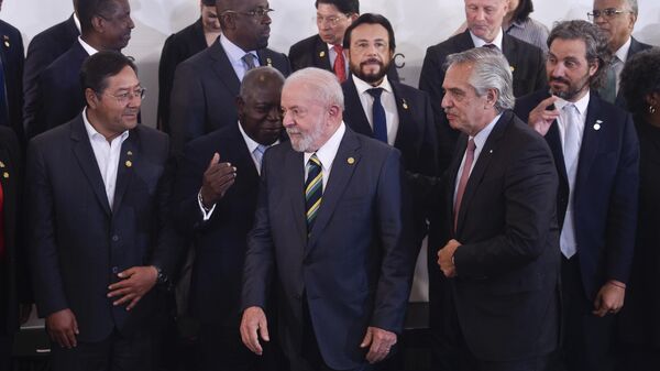 Líderes da América Latina se reúnem durante encontro da Comunidade de Estados Latino-Americanos e Caribenhos (CELAC) em Buenos Aires, na Argentina, em 24 de janeiro de 2023 - Sputnik Brasil