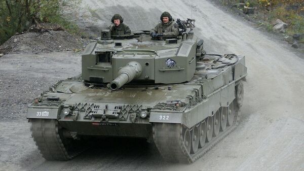 Tanque Leopard 2A4 - Sputnik Brasil