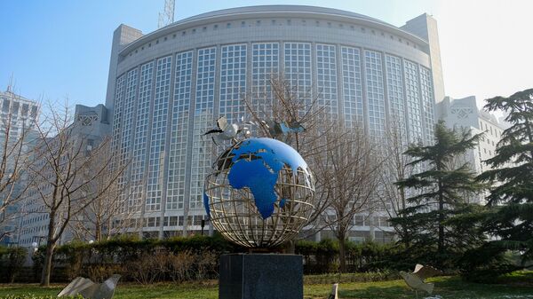Edifício do Ministério das Relações Exteriores da China em Pequim - Sputnik Brasil