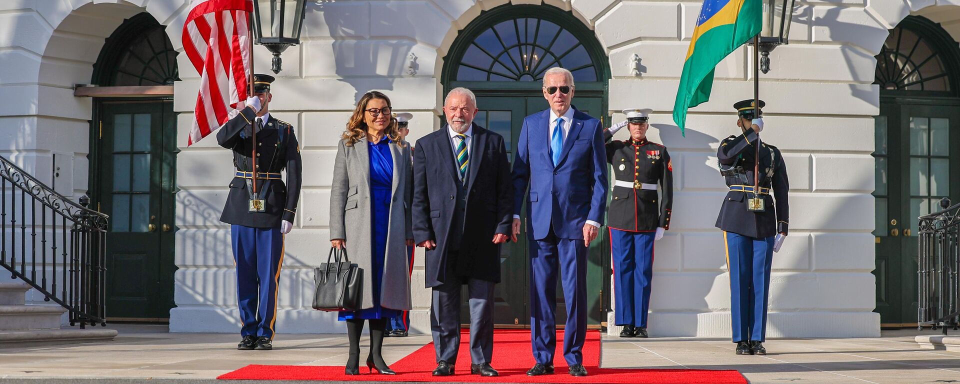 O presidente dos Estados Unidos, Joe Biden, recebeu o presidente do Brasil, Luiz Inácio Lula da Silva, na Casa Branca. Washington, 10 de fevereiro de 2023 - Sputnik Brasil, 1920, 10.02.2023