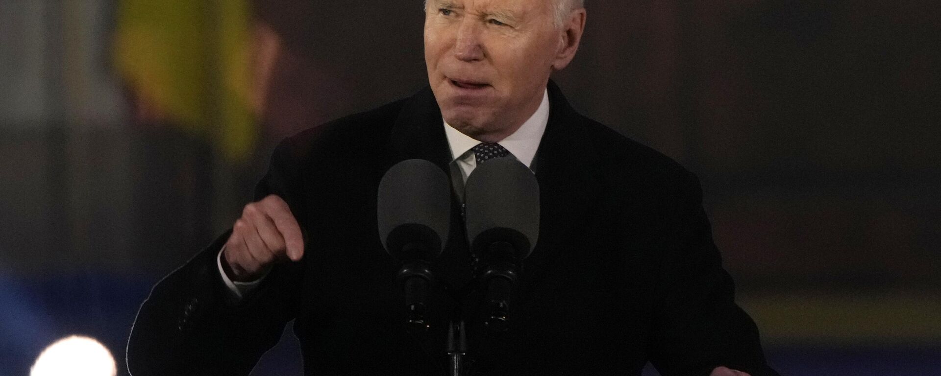Presidente dos EUA, Joe Biden fala em Varsóvia, na Polônia, em 21 de fevereiro de 2023 - Sputnik Brasil, 1920, 13.03.2023