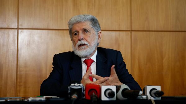 O embaixador e ex-ministro das Relações Exteriores Celso Amorim - Sputnik Brasil
