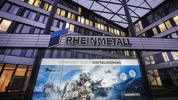 Sede do maior fabricante de armas da Alemanha, Rheinmetall AG, retratada em Dusseldorf, Alemanha, na segunda-feira, 23 de janeiro de 2023. - Sputnik Brasil