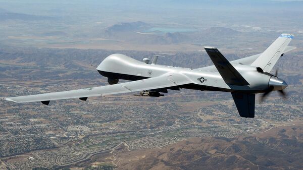 Drone de reconhecimento norte-americano MQ-9 Reaper - Sputnik Brasil