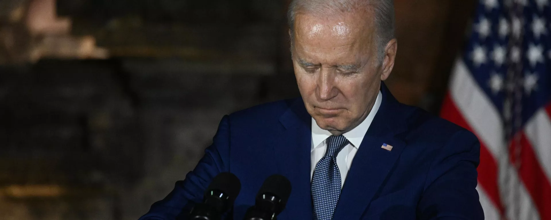 Presidente dos EUA Joe Biden discursa perante jornalistas na cúpula do G20 - Sputnik Brasil, 1920, 07.01.2024