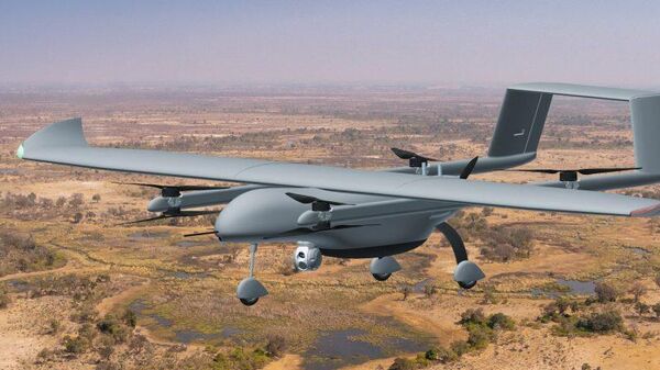 Novo drone CAPA-X francês contará com uma hélice de três pás e um trem de pouso triciclo fixo - Sputnik Brasil