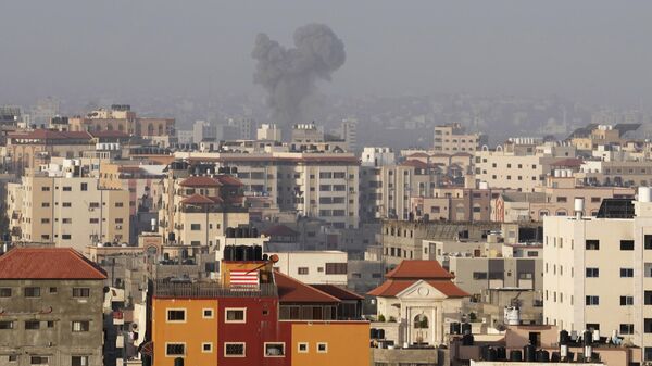 Caças israelenses lançam ataques aéreos contra Gaza - Sputnik Brasil