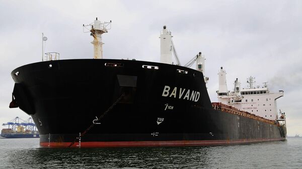 Navio iraniano ancorado no porto de Paranaguá, Paraná, Brasil - Sputnik Brasil