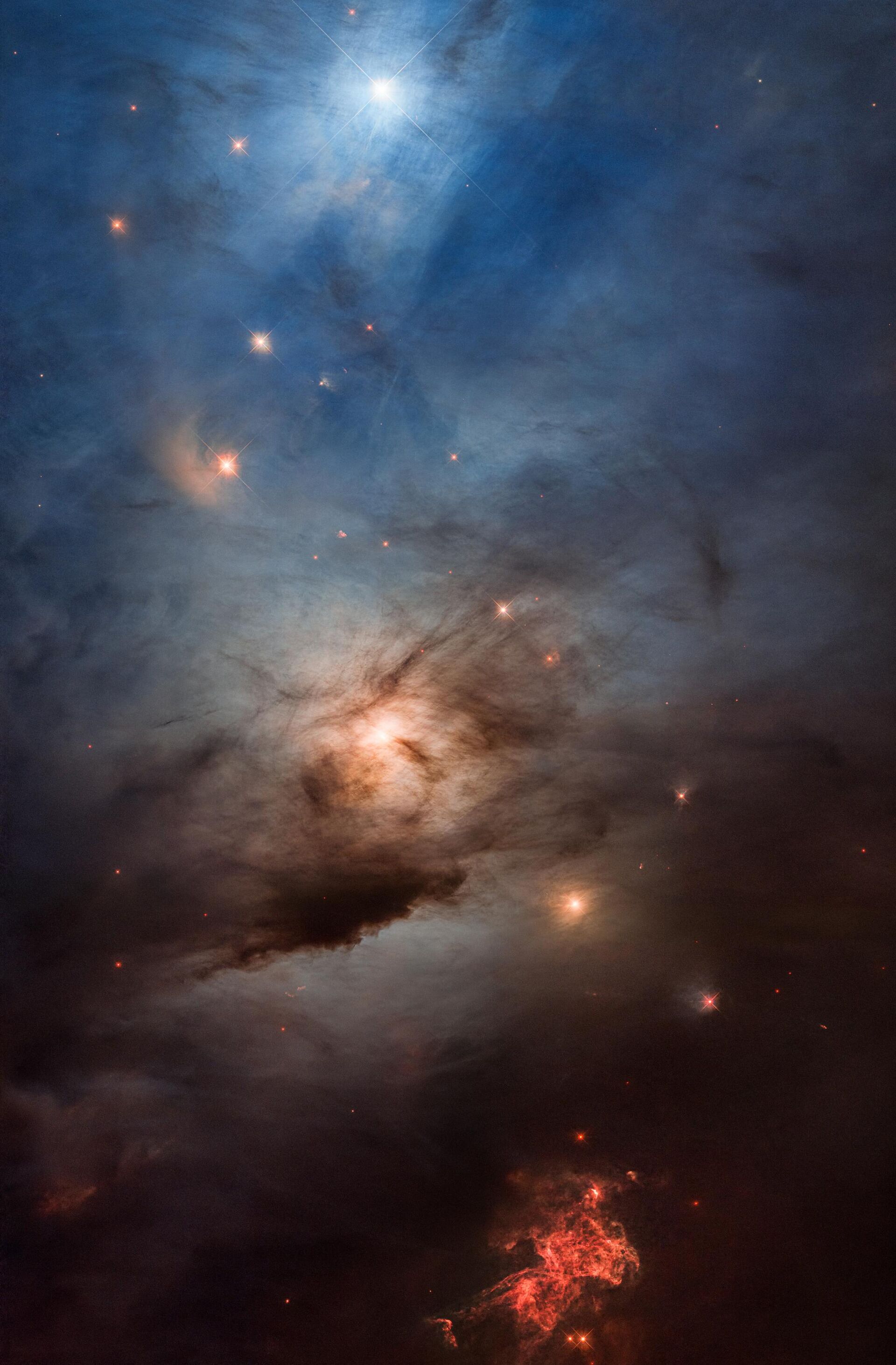 O Telescópio Espacial Hubble registrou uma imagem da NGC 1333, uma nebulosa que abriga estrelas em formação em seu interior - Sputnik Brasil, 1920, 23.04.2023