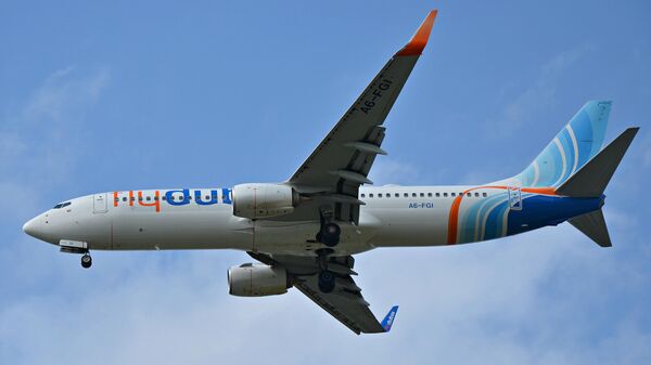 Avião 737-800 da Flydubai (imagem de arquivo) - Sputnik Brasil