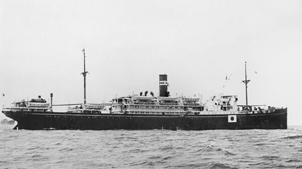 Montevideo Maru, navio japonês da Segunda Guerra Mundial torpedeado enquanto transportava 1.090 pessoas em 1942, e descoberto em 2023 - Sputnik Brasil