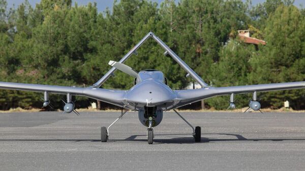 Drone de ataque TB2 da montadora turca Baykar - Sputnik Brasil