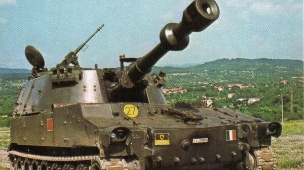 Artilharia autopropulsada italiana M109G - Sputnik Brasil