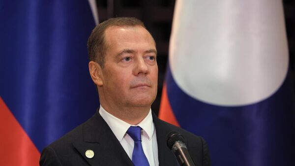 O vice-presidente do Conselho de Segurança da Federação da Rússia, Dmitry Medvedev - Sputnik Brasil