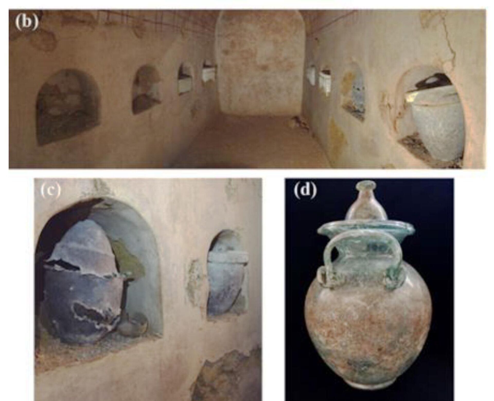Câmara funerária e urna de vidro com restos de uma pomada descobertas em Carmona - Sputnik Brasil, 1920, 27.05.2023