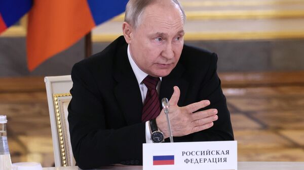 Presidente russo Vladimir Putin no Kremlin, 25 de maio de 2023 - Sputnik Brasil