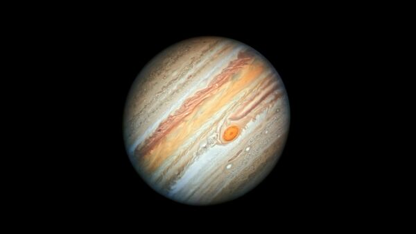 Imagem de Júpiter pelo telescópio espacial Hubble em 2019 - Sputnik Brasil