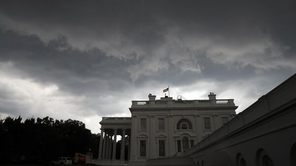 Nuvens sobre a Casa Branca, em Washington, D.C., EUA - Sputnik Brasil