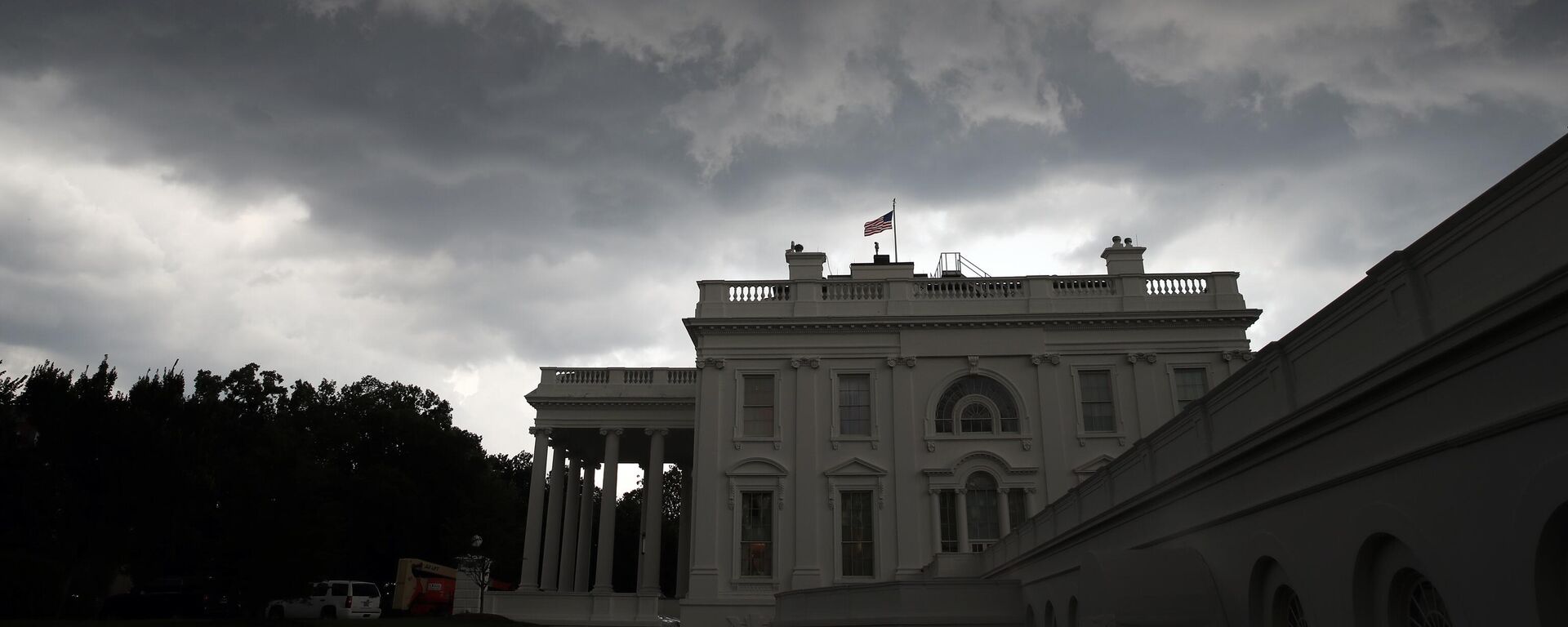 Nuvens sobre a Casa Branca, em Washington, D.C., EUA - Sputnik Brasil, 1920, 18.09.2023