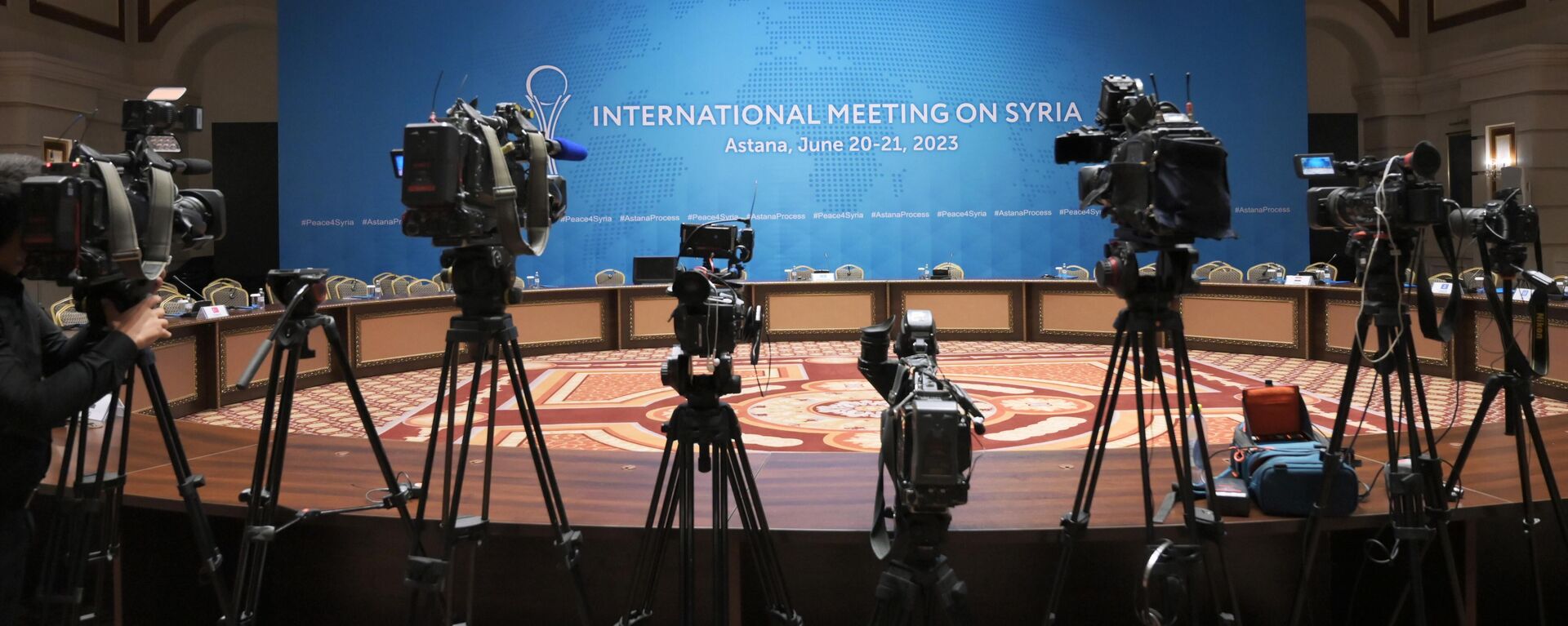 Reunião dos vice-ministros das Relações Exteriores da Rússia, Turquia, Síria e Irã em Astana - Sputnik Brasil, 1920, 21.06.2023