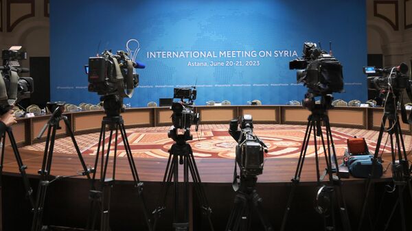 Reunião dos vice-ministros das Relações Exteriores da Rússia, Turquia, Síria e Irã em Astana - Sputnik Brasil