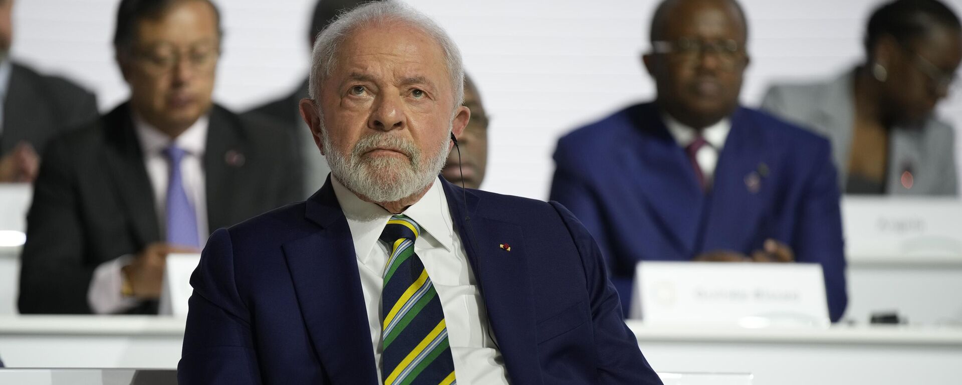 O presidente brasileiro, Luiz Inácio Lula da Silva, durante a sessão de encerramento da Cúpula para um Novo Pacto Financeiro Global, 23 de junho de 2023, em Paris. - Sputnik Brasil, 1920, 23.06.2023