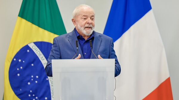 Presidente da República, Luiz Inácio Lula da Silva, durante entrevista, 24 de junho de 2023 - Sputnik Brasil