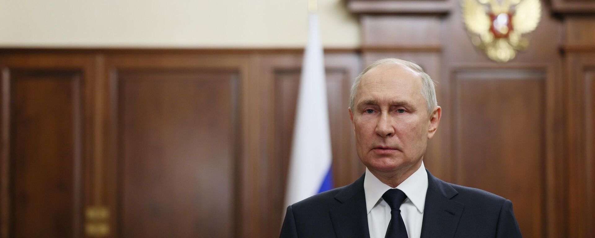 Vladimir Putin, presidente da Rússia, dá discurso aos cidadãos do país, 26 de junho de 2023 - Sputnik Brasil, 1920, 30.08.2023