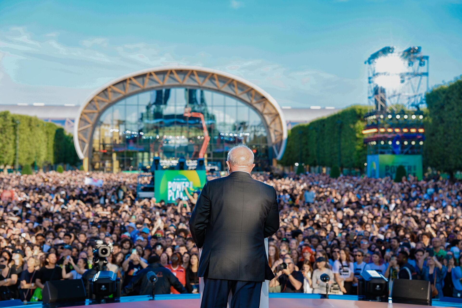 Presidente do Brasil, Luiz Inácio Lula da Silva durante discurso no evento Power Our Planet, em 22 de junho 2023 - Sputnik Brasil, 1920, 27.06.2023