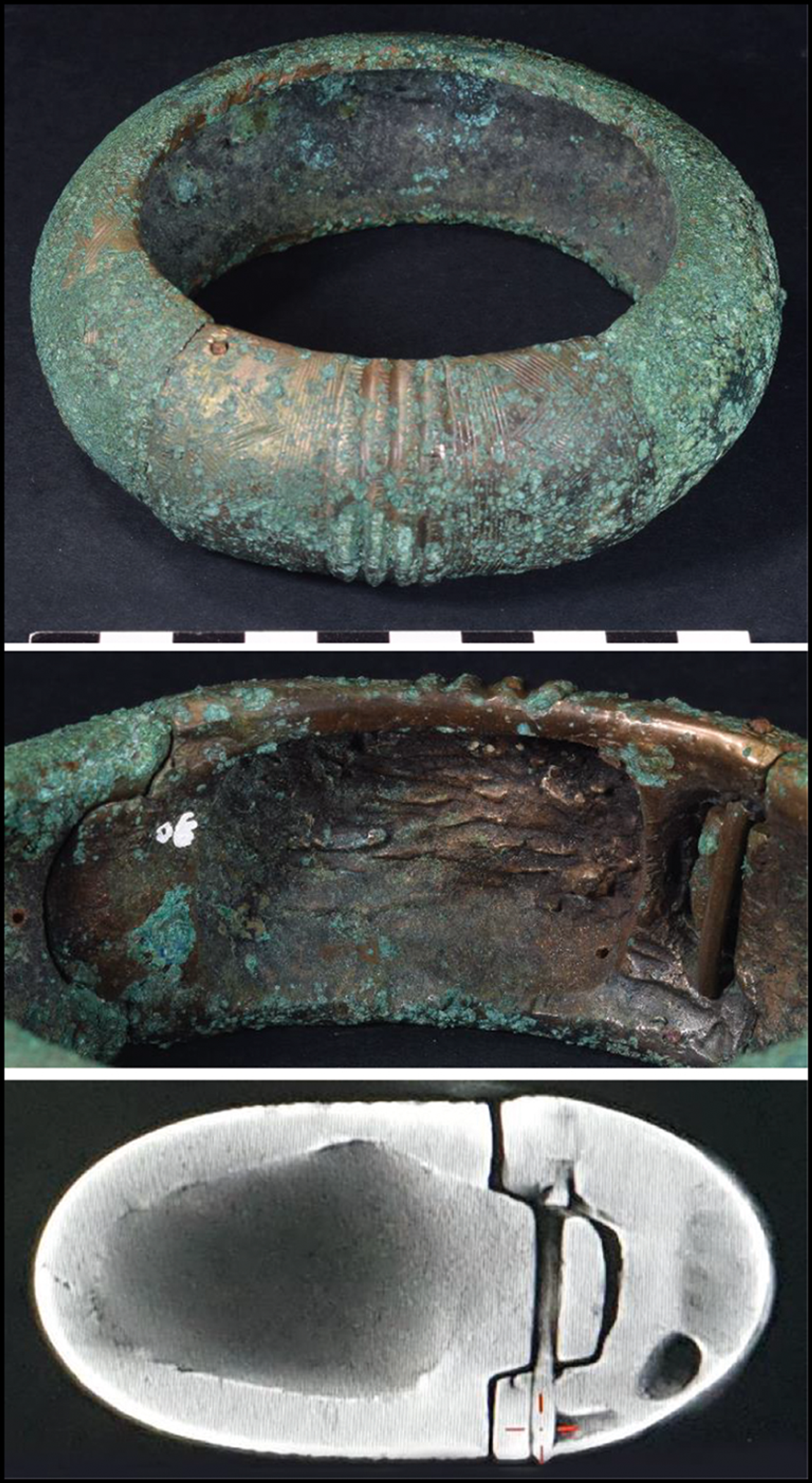 Três tesouros com 89 braceletes da Idade do Bronze desenterrados em sítio arqueológico na Bretanha francesa - Sputnik Brasil, 1920, 04.07.2023