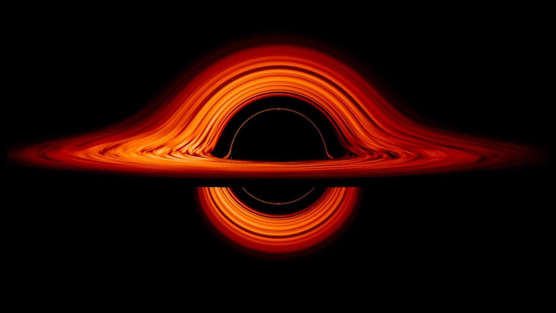 Simulação de um buraco negro supermassivo ativo - Sputnik Brasil, 1920, 30.10.2023