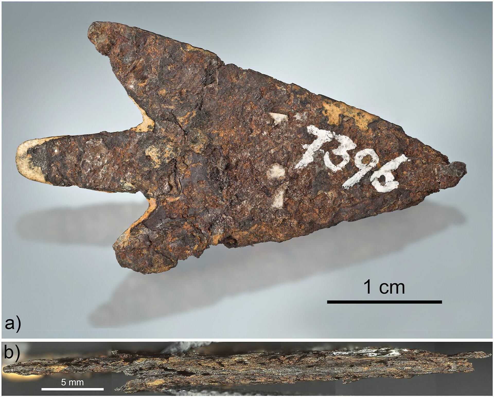 Ponta de flecha de ferro meteorítico encontrada na Suíça - Sputnik Brasil, 1920, 31.07.2023