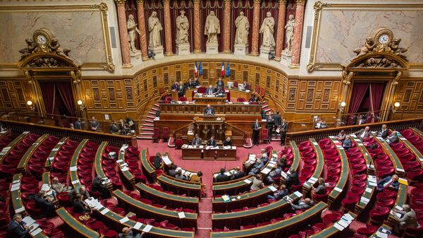 O Senado francês (câmara alta do Parlamento) - Sputnik Brasil