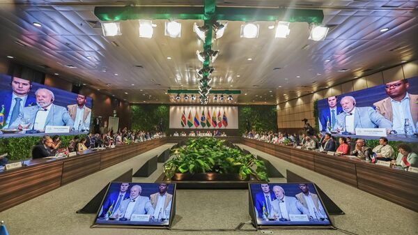 Presidente da República, Luiz Inácio Lula da Silva, durante reunião dos países signatários do Tratado de Cooperação Amazônica (TCA) com convidados e Debate Geral - Sputnik Brasil