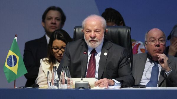 Lula na Cúpula do BRICS, 24 de agosto de 2023 - Sputnik Brasil