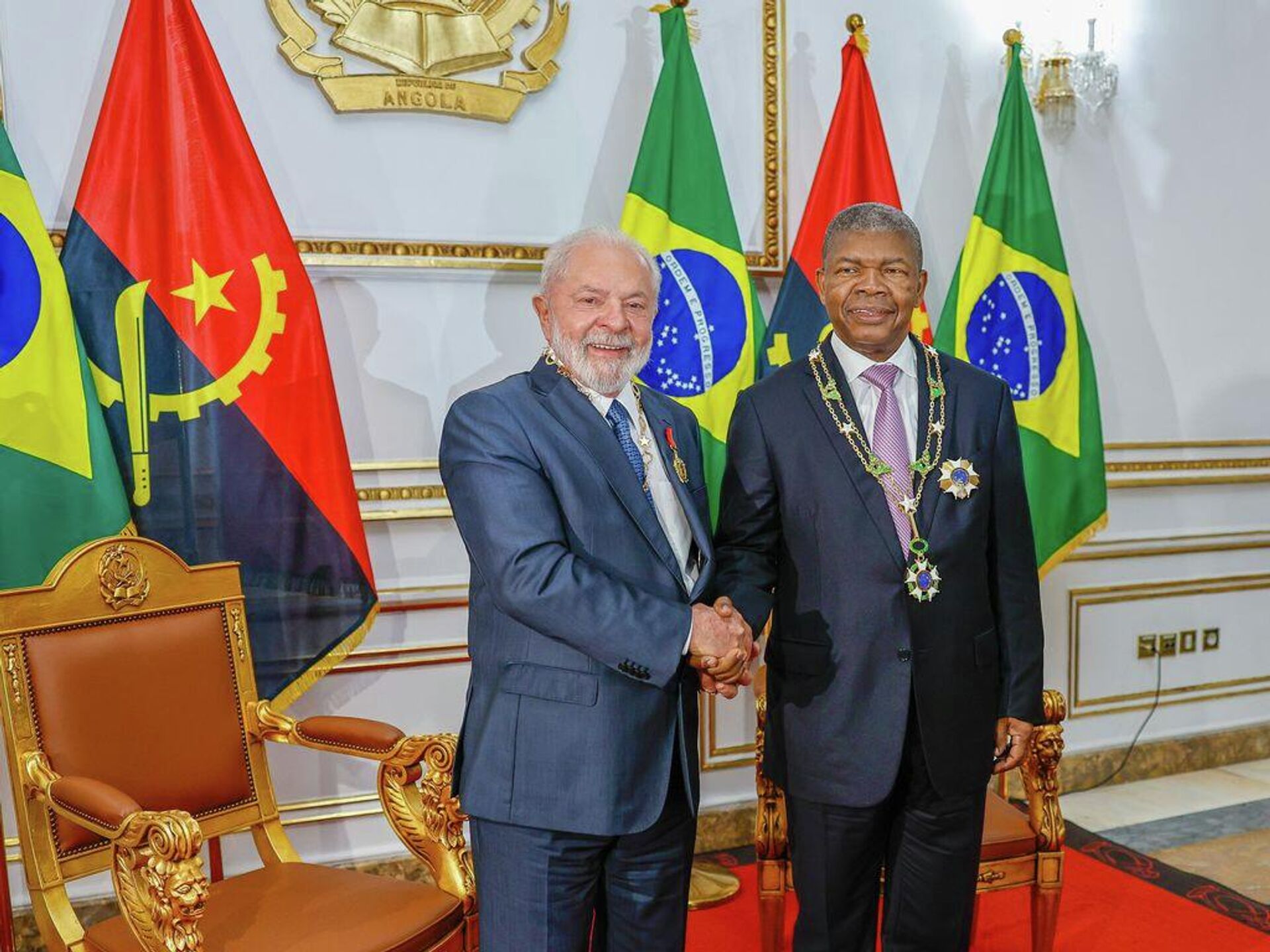 Lula convida Angola a participar das reuniões do G20 - 25.08.2023, Sputnik  Brasil